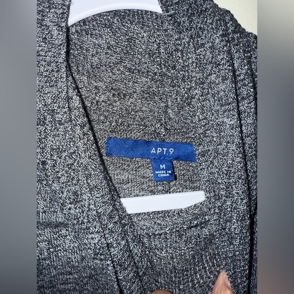 Apt. 9 Charcoal Knit Top - Picture 2 of 3